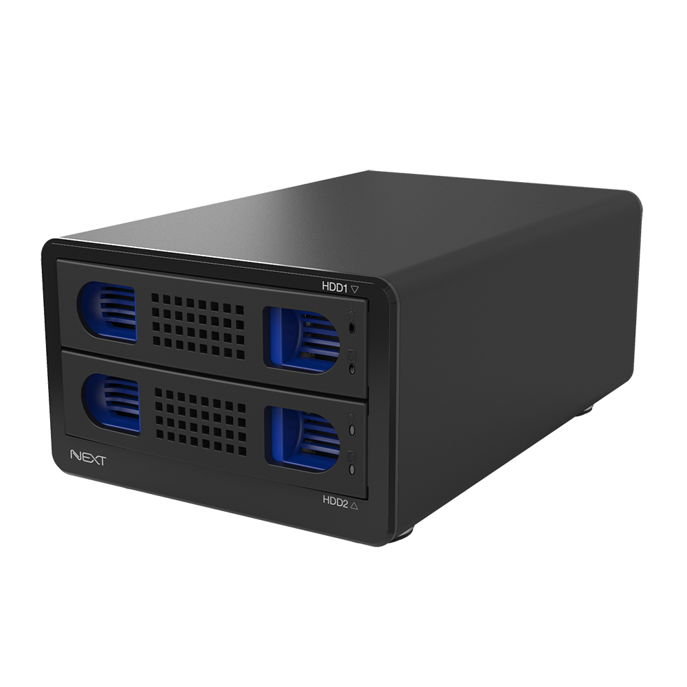 NEXT-802TC RAID 2Bay Type-C USB 3.1 GEN1 데이터스토리지